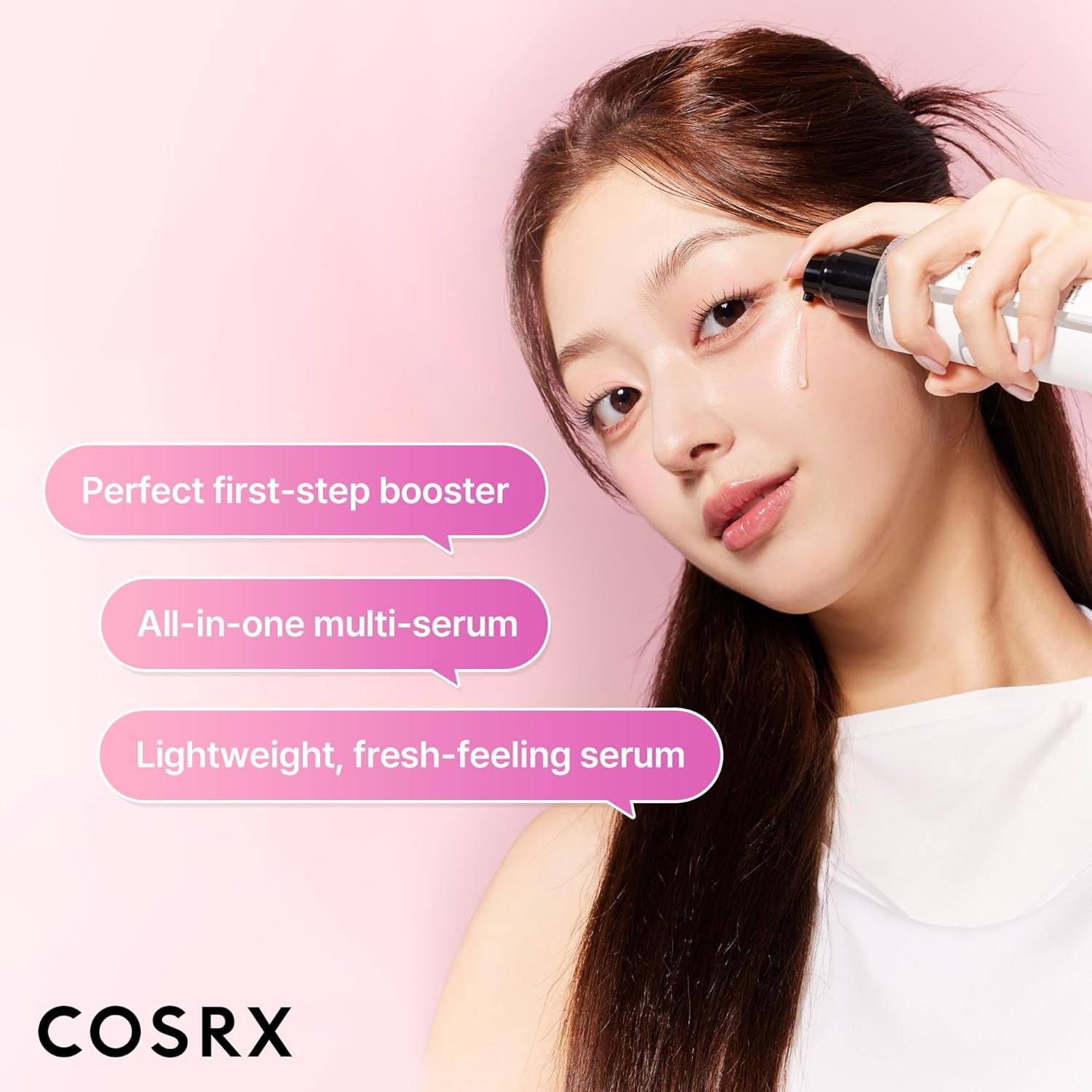 6X Peptide Collagen Skin Booster Toner Serum for Dull & Uneven Skin, Preps Skin with Copper Peptides, Ghk-Cu, Skin Renewal Boosting Facial Essence, Korean Skin Care, 5.07 Fl.Oz