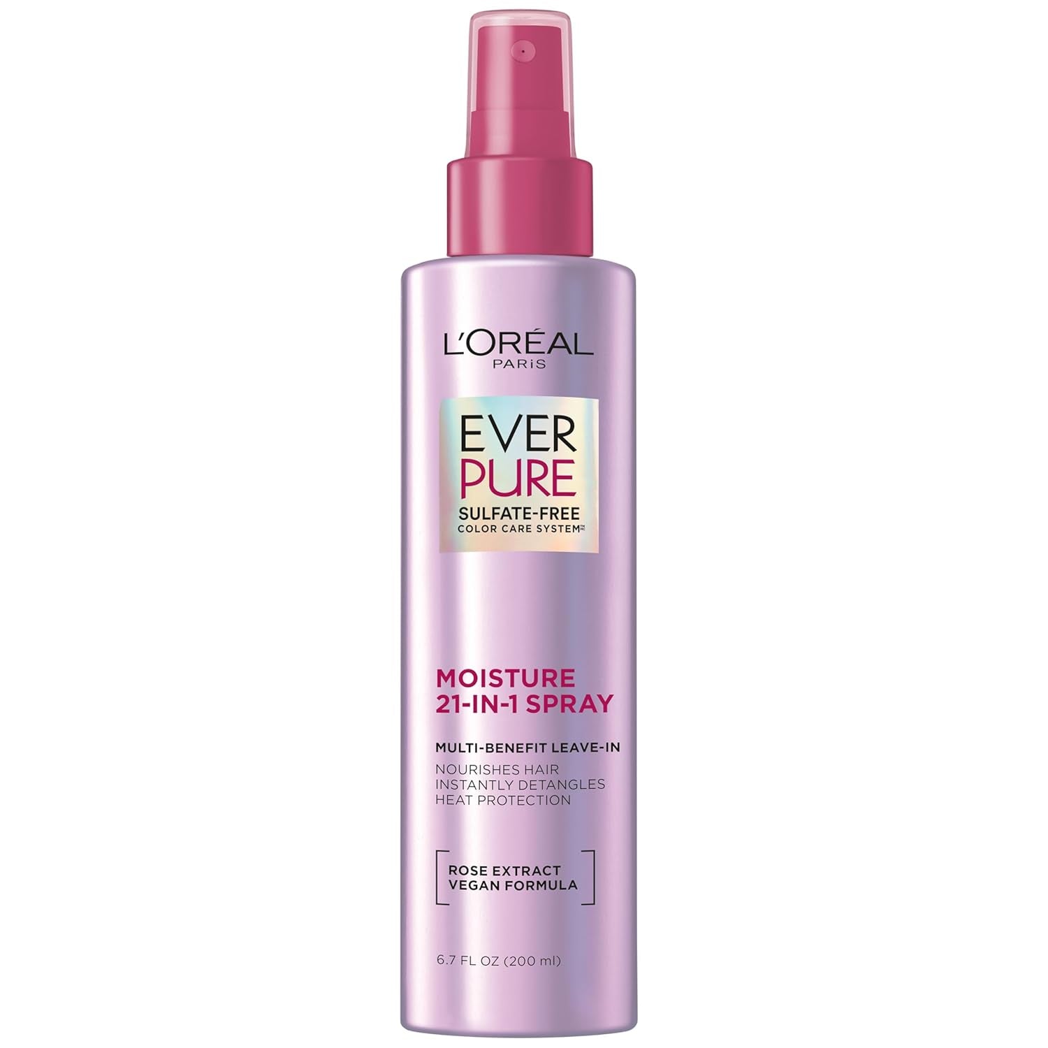 21-In-1 Leave in Conditioner Spray, Sulfate Free, Vegan, Everpure 6.8 Fl Oz