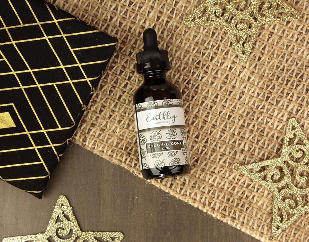 , Cough-B-Gone, Natural Herbal Formula, Cold and Cough Remedy, Removes Extra Mucus, Soothes Sore Throats, Promotes Lung Health, and Detoxification, Cough Be Gone (2Oz, Original)