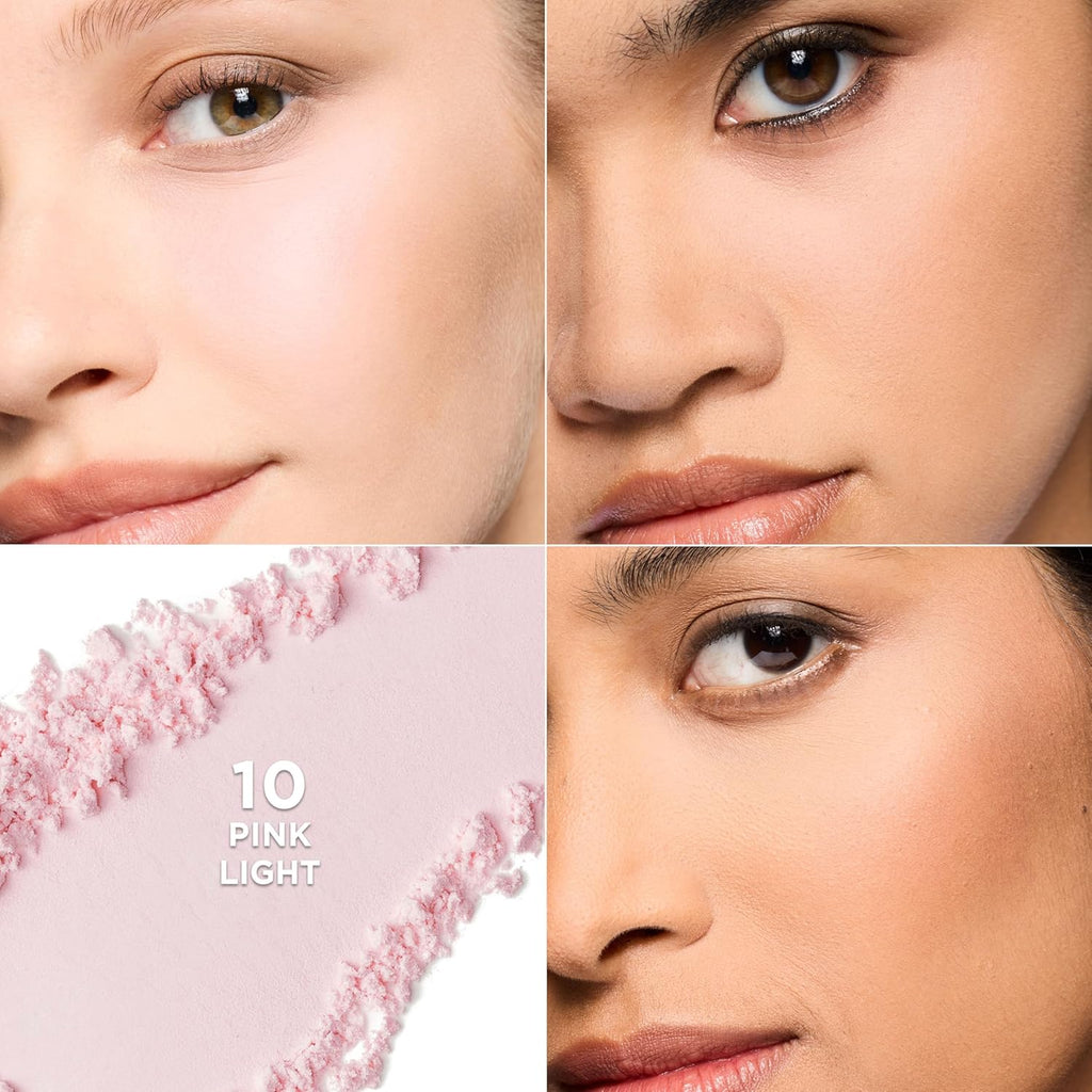 Infallible Blur-Fection Longwear Loose Setting Powder, Blurring Face Powder with up to 24Hrs of Wear, Brightening Light Pink, 1 Kit