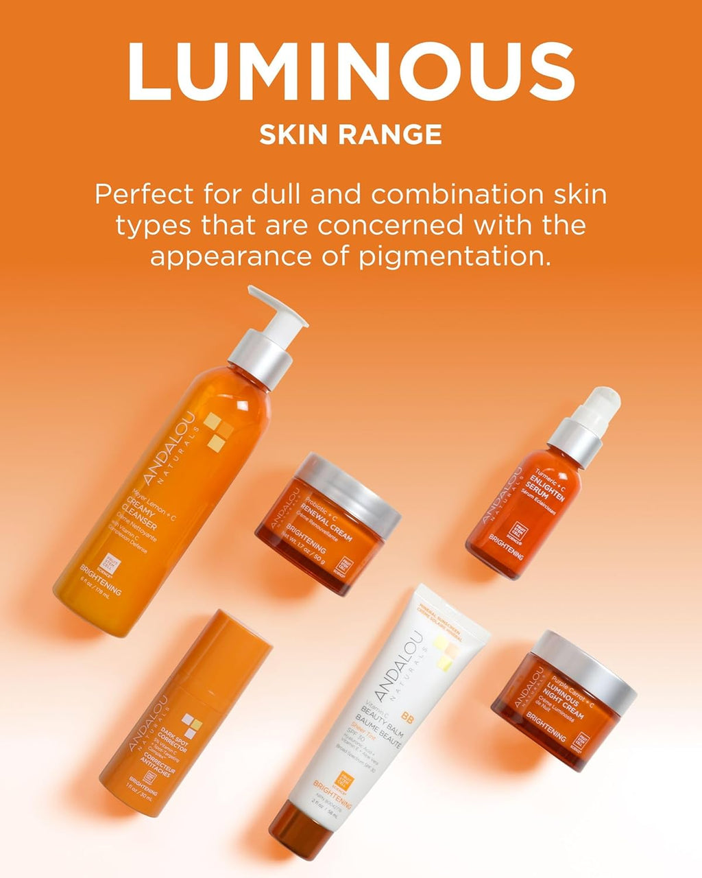 Illuminating Facial Toner Clementine + Vitamin C - Hydrating Face Mist Toner to Balance & Refresh Skin - with Fruit Stem Cell Complex plus Aloe Vera - 6 Fl Oz