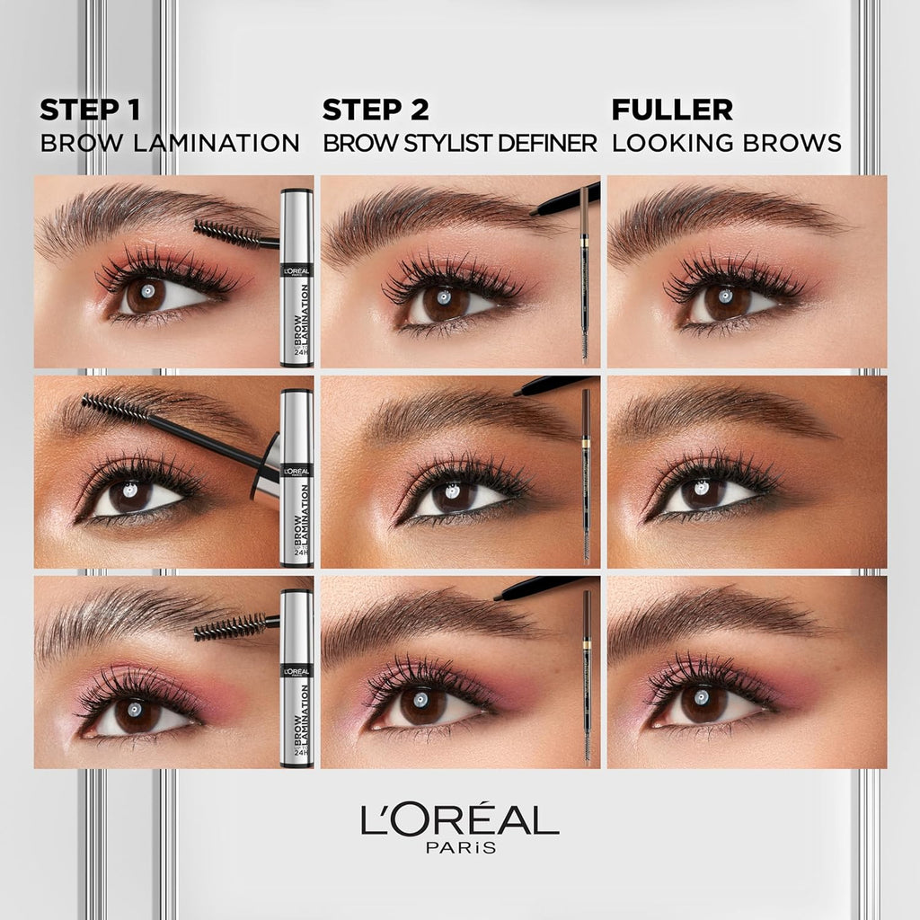 Infallible up to 24H Wear Brow Lamination, Water-Resistant Longwear Eyebrow Gel Make Up, Clear/Transparent, 0.16 Fl Oz