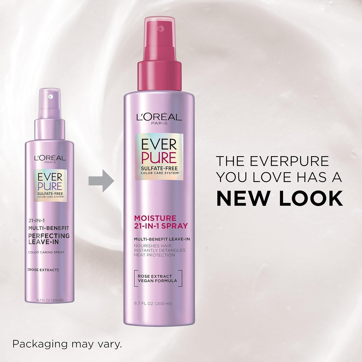 21-In-1 Leave in Conditioner Spray, Sulfate Free, Vegan, Everpure 6.8 Fl Oz