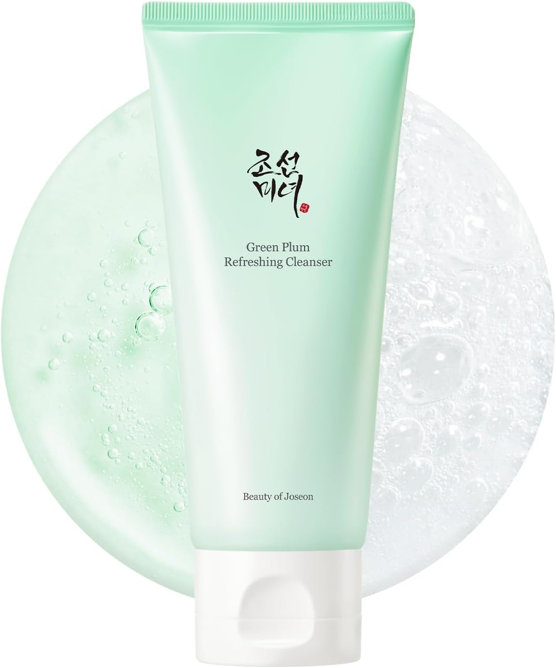 Green Plum Refreshing Cleanser Gel Type Deep Pore Cleansing, Acne Face Wash, Blackhead Remover for All Skin Types, Korean Skincare 100Ml, 3.38 Fl.Oz