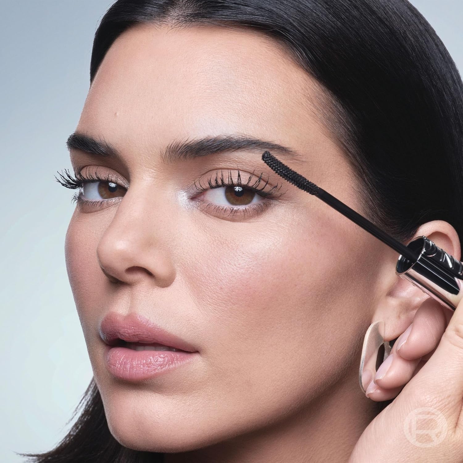 Extensionist Mascara, Lengthening, Volumizing, and Curling Formula for a Lash Extension Eye Makeup Look, Washable Blackest Black