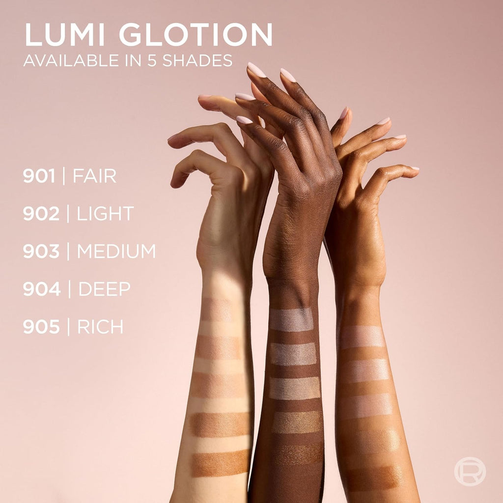 Makeup True Match Lumi Glotion, Natural Glow Enhancer, Illuminator Highlighter, Bronzing Drops for a Sun-Kissed Glow, 903 Medium