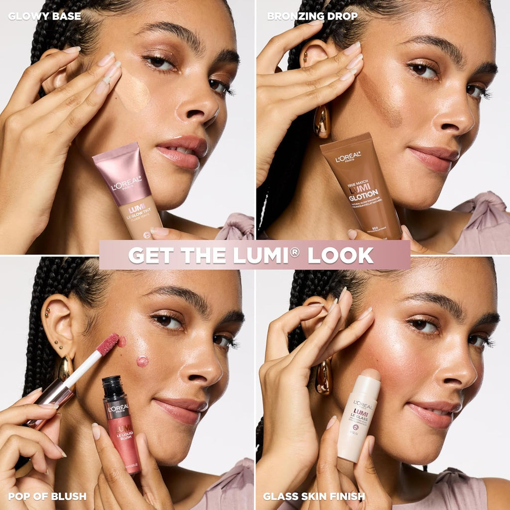 Makeup True Match Lumi Glotion, Natural Glow Enhancer, Illuminator Highlighter, Bronzing Drops for a Sun-Kissed Glow, 903 Medium
